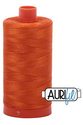 Aurifil Mako 50wt Cotton 1300 m 1422 yd. spool - 2235 Orange